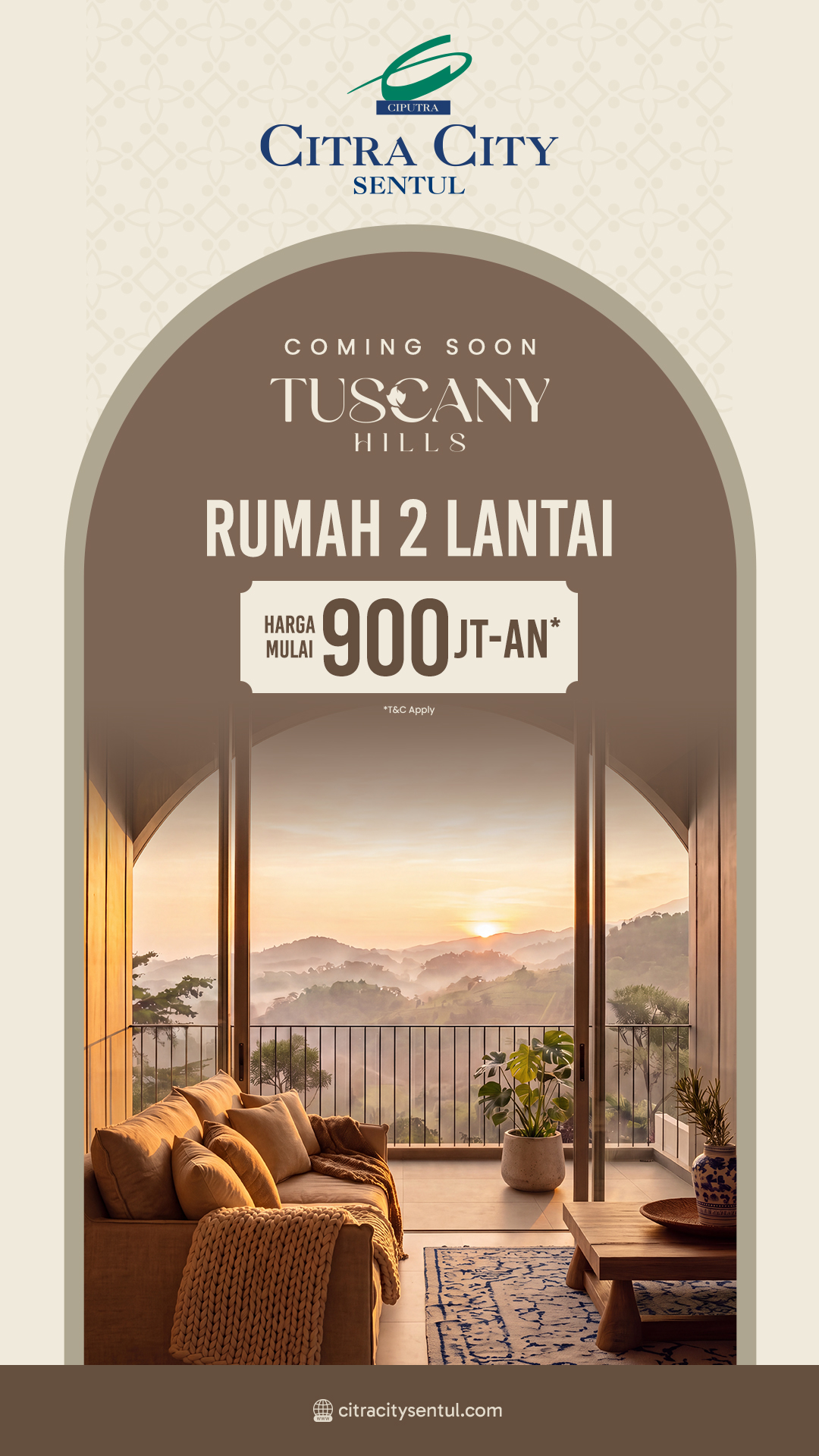 jual rumah bogor di Citra City Sentul