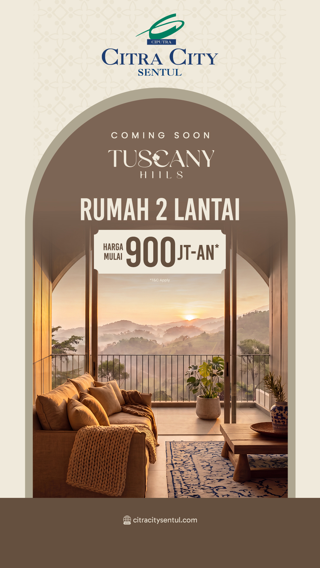 jual rumah bogor di Citra City Sentul